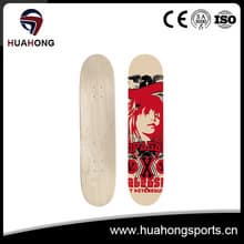 HD_S05 HUAHONG Wholesale Canadian Maple Wooden Skateboard De